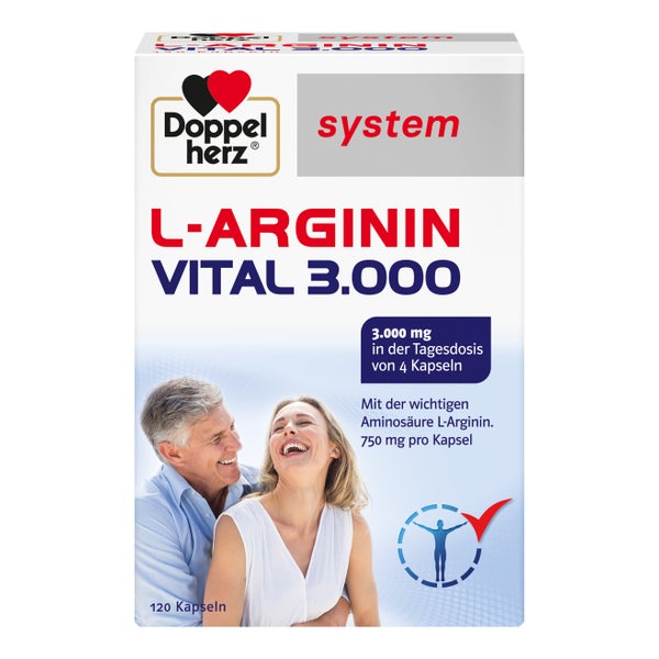 Doppelherz system L-arginin Vital 3.000 120 St