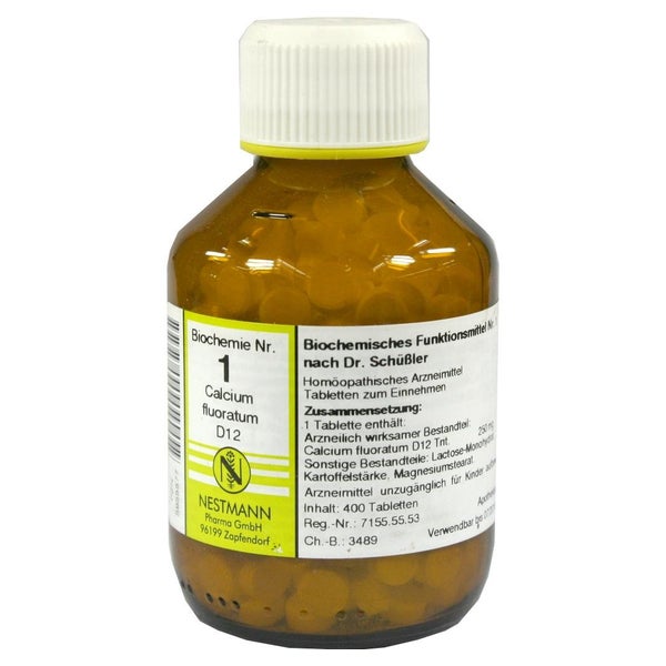 Biochemie 1 Calcium fluoratum D 12 Table 400 St