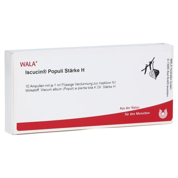 Iscucin Populi Stärke H Ampullen 10X1 ml