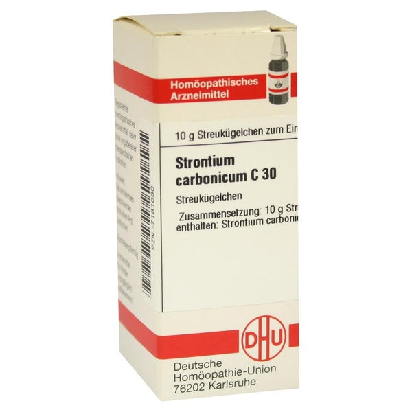 Strontium Carbonicum C 30 Globuli 10 g