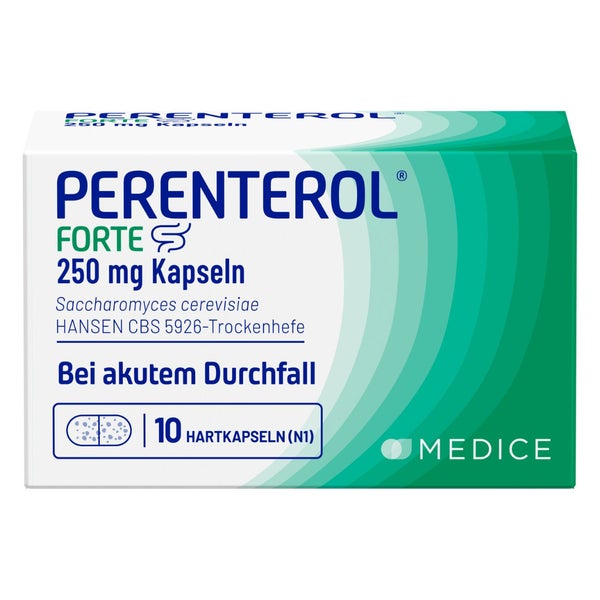 Perenterol forte 250 mg Kapseln 10 St