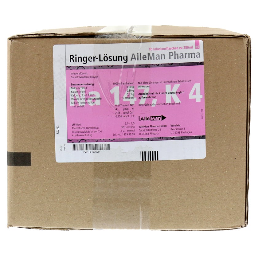 Ringer Lösung Deltamedica Plastik 10X250 ml, 10X250 ml online  
