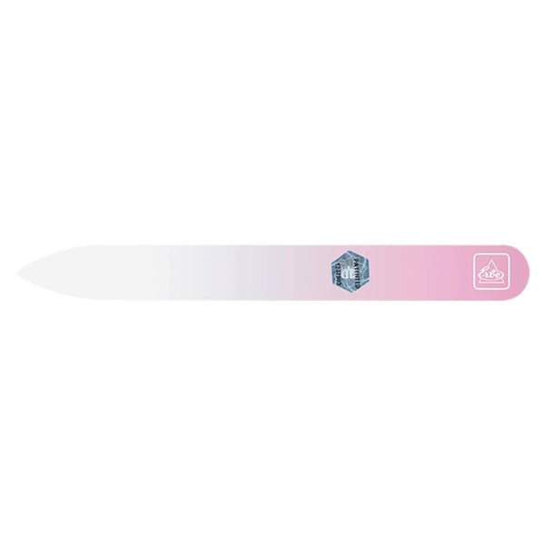 Erbe, Glasfeile 9 cm / Köcher Rosa 1 St