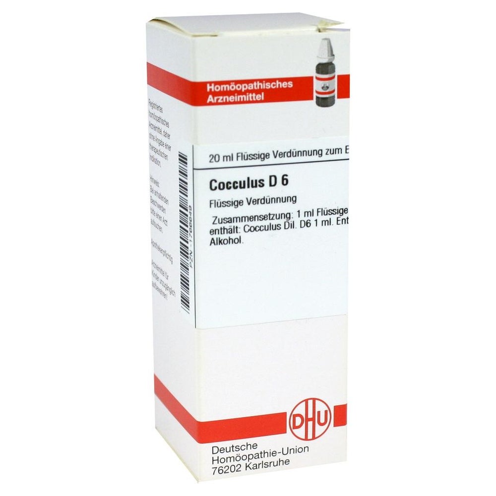 Cocculus D 6 Dilution 20 ml