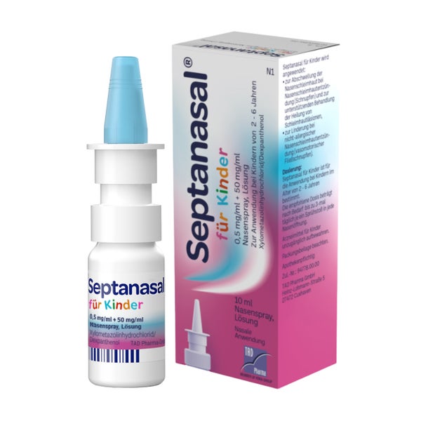 Septanasal für Kinder 0,5 mg/ml + 50 mg/ 10 ml