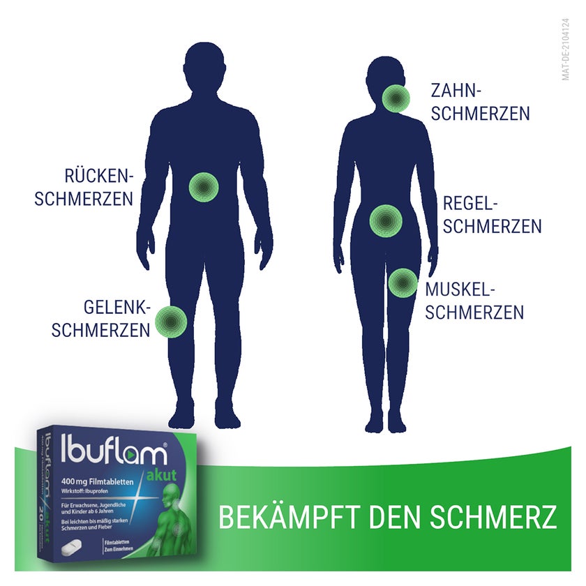 IBUFLAM akut 400 mg 50 St