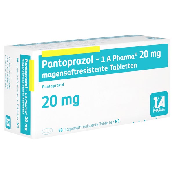 PANTOPRAZOL-1A Pharma 20 mg 98 St