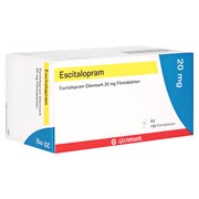 ESCITALOPRAM Glenmark 20 mg Filmtabletten 100 St