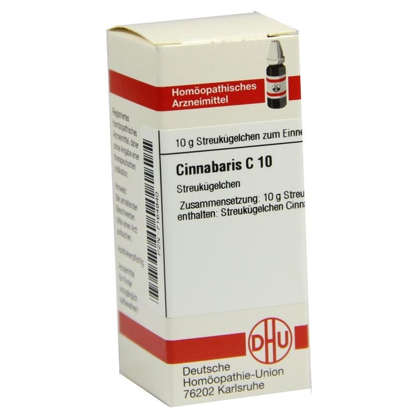 Cinnabaris C 10 Globuli 10 g