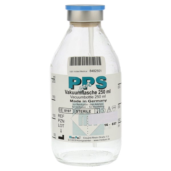 Aderlassbesteck Vakuumflasche 250 ml 1 St