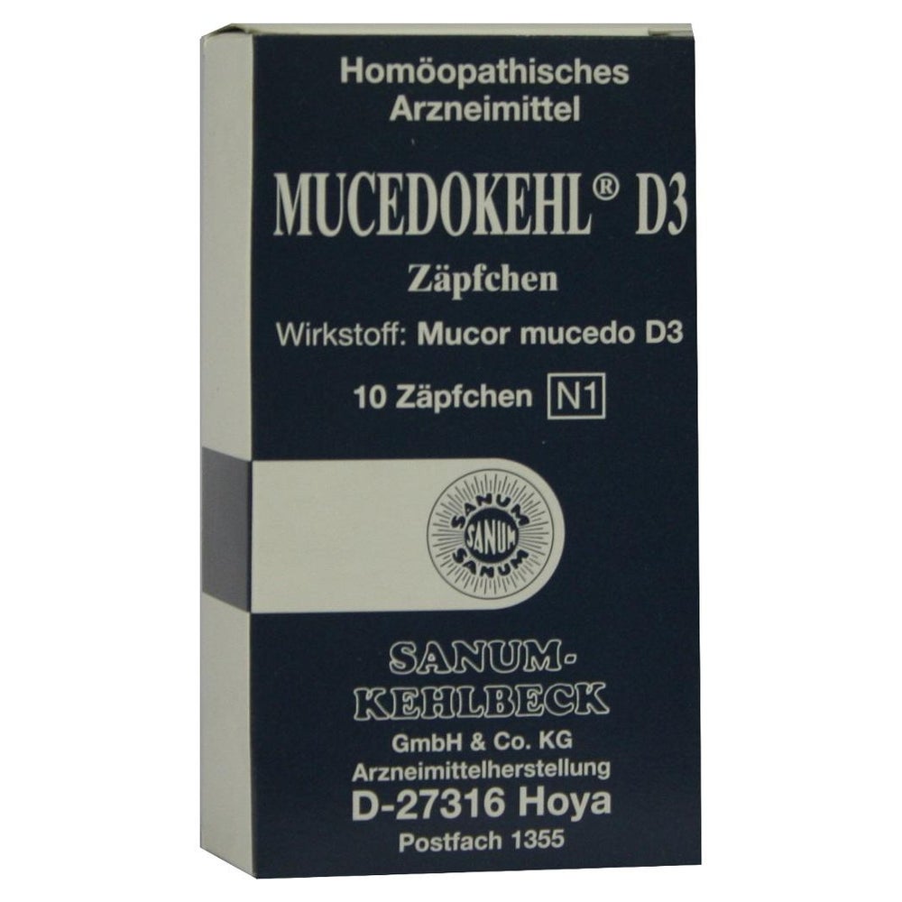 Mucedokehl D 3 Zäpfchen 10 St