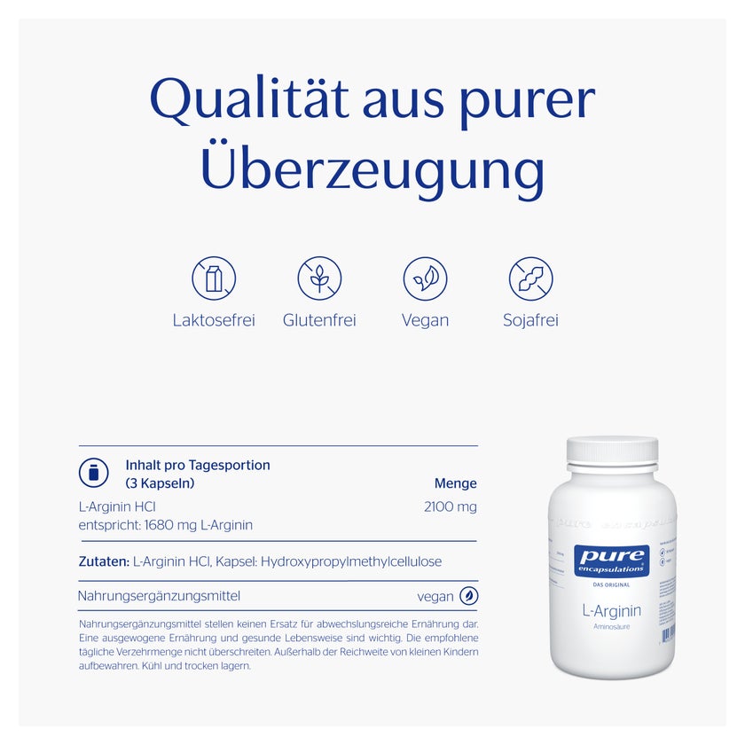 pure encapsulations L-Arginin 90 St