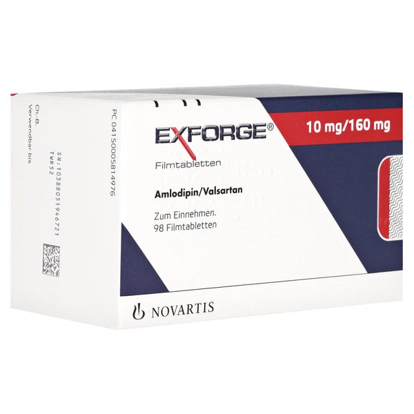 Exforge 10 Mg/160 mg Filmtabletten 98 St