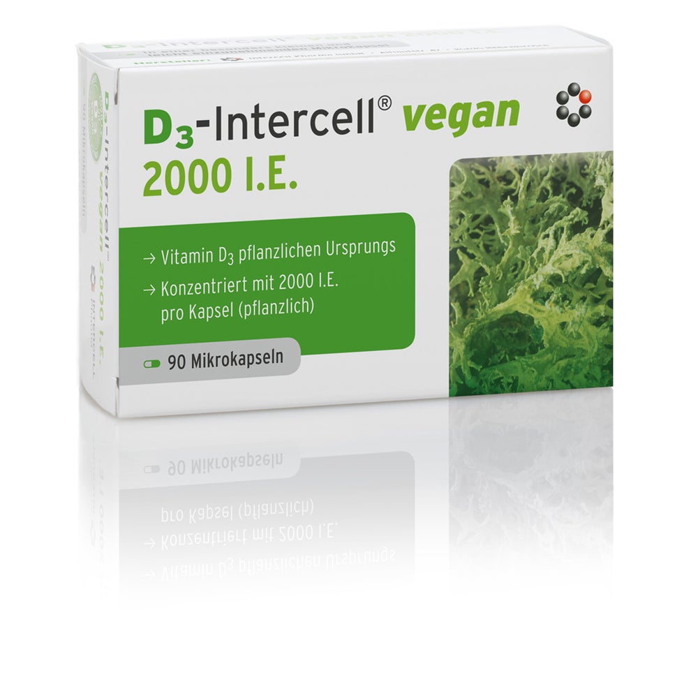 D3-intercell Vegan 2.000 I.E. Kapseln 90 St
