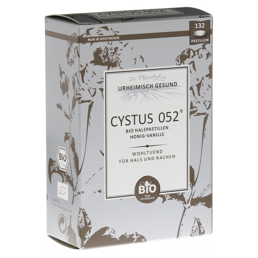 Cystus 052 Bio Halspastillen Honig Vanil 132 St