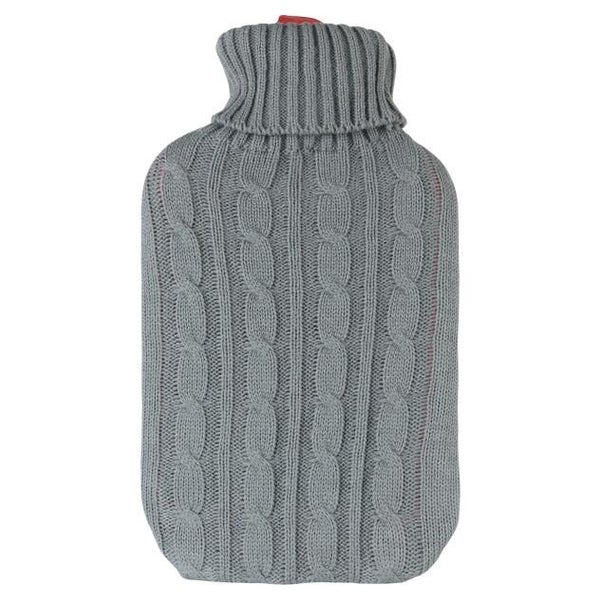 Wärmflasche Gummi 2 Liter mit Rollkragenpullover 1 St