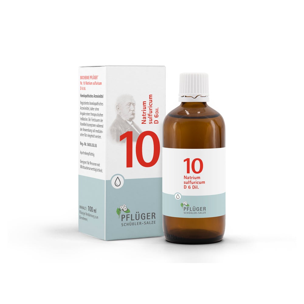 Biochemie Pflüger Schüßler-Salz Nr. 10 Natrium sulfuricum D6 100 ml