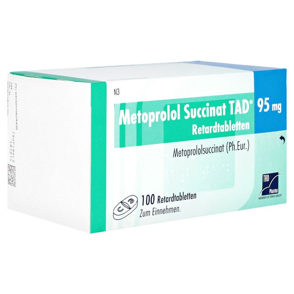 METOPROLOL SUCCINAT TAD 95 mg Retardtabletten 100 St