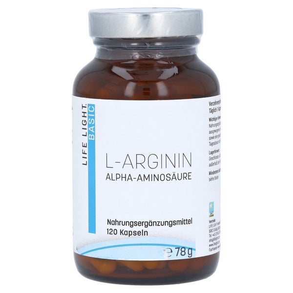 L-arginin 500 mg Kapseln 120 St