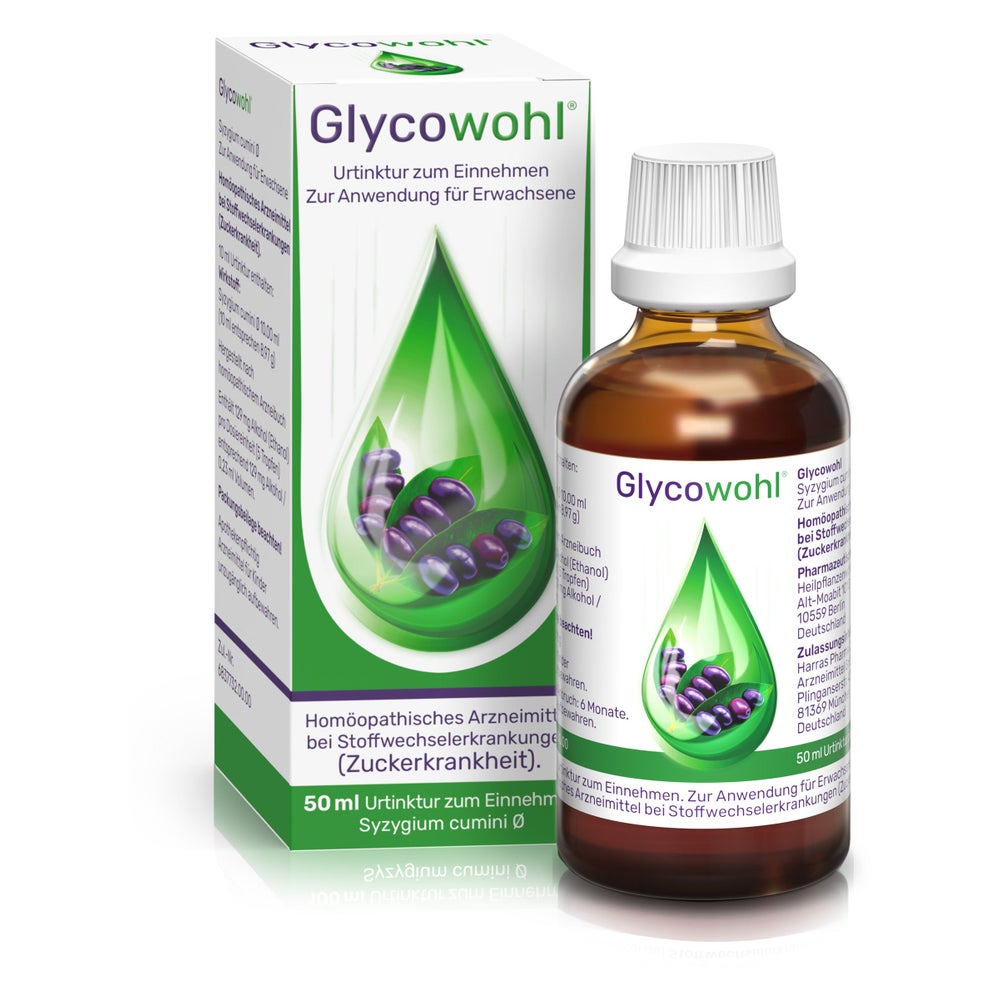 Glycowohl® Tropfen bei Diabetes und erhöhtem Blutzucker 50 ml