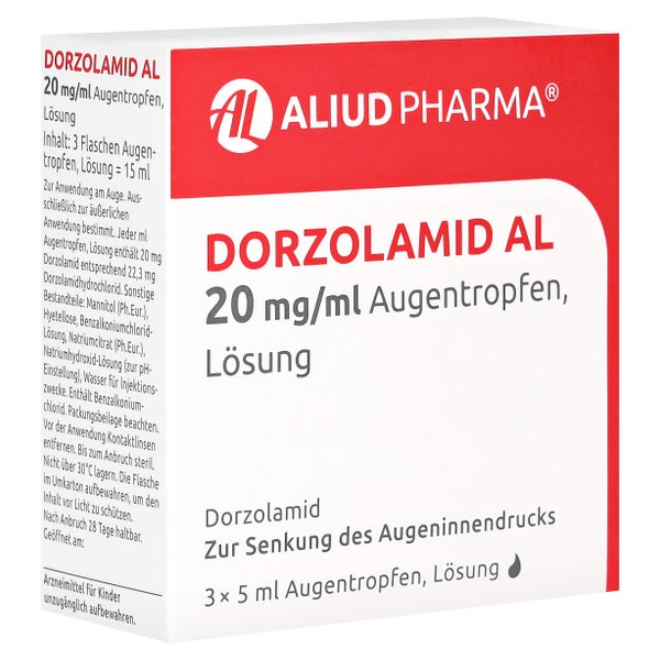 Dorzolamid AL 20 mg/ml Augentropfen 3X5 ml