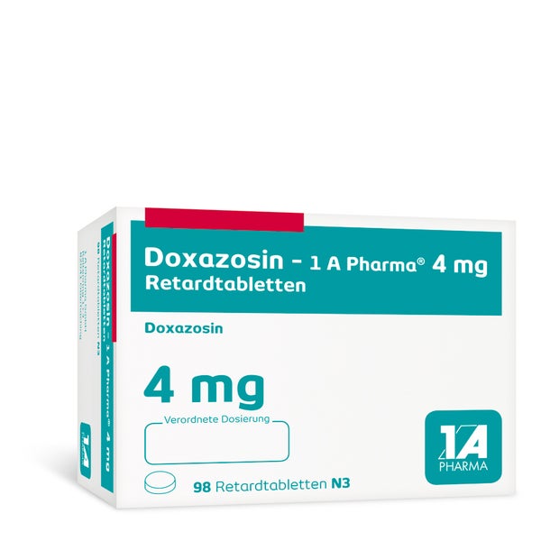 DOXAZOSIN-1A Pharma 4 mg Retardtabletten 98 St