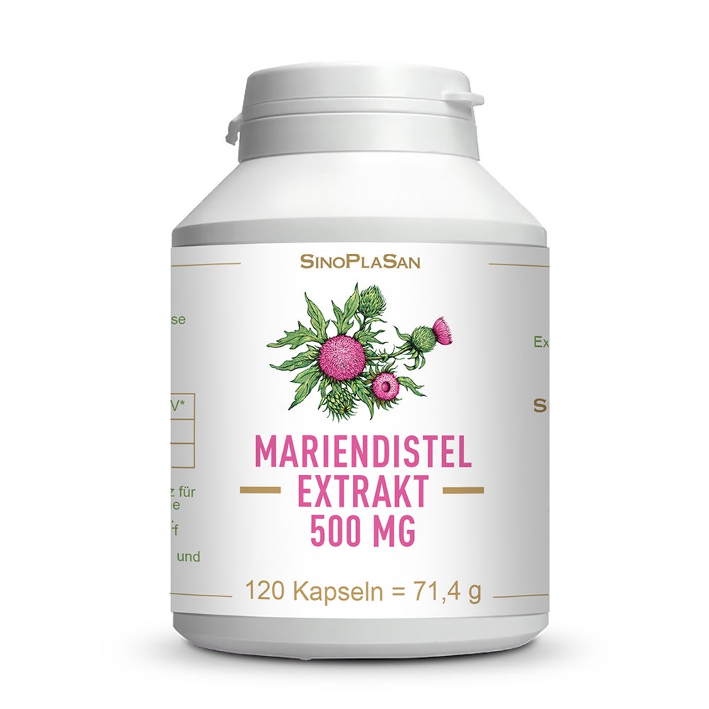 Mariendistel Extrakt 500 mg MONO Kapseln 120 St