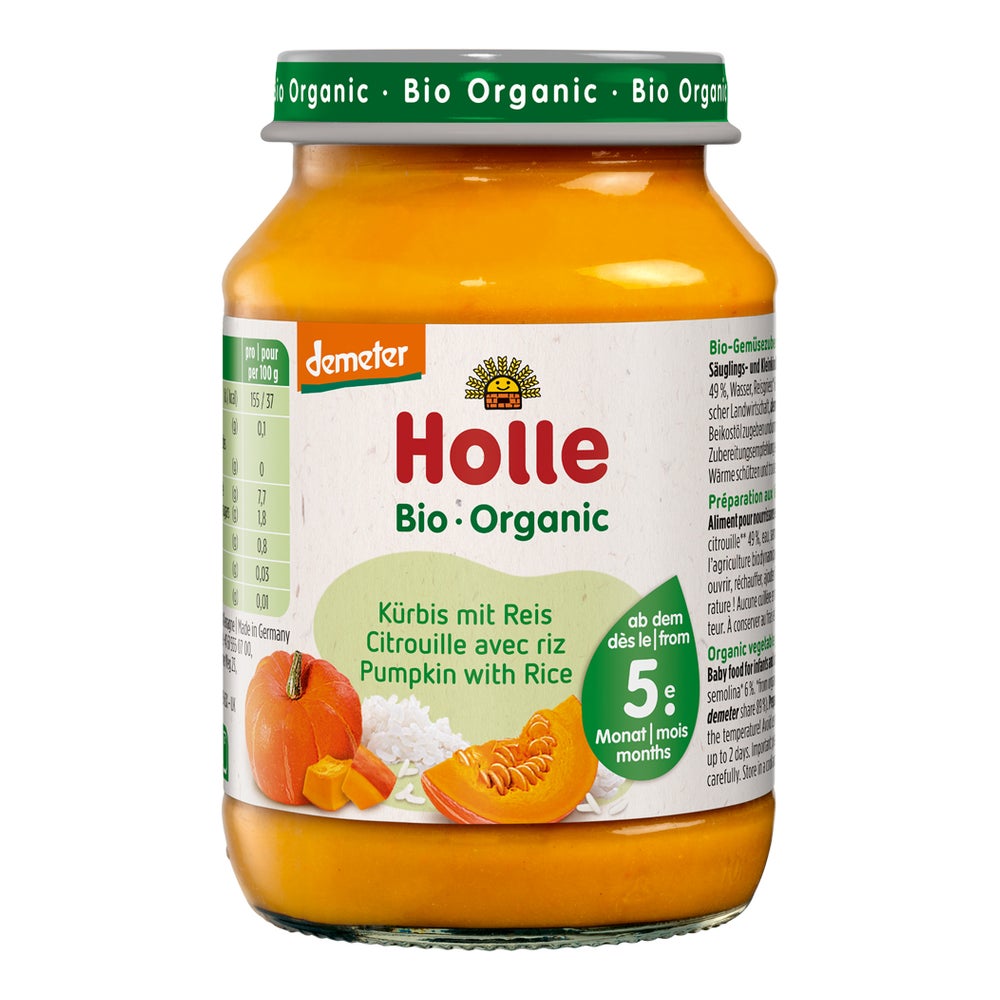 Holle Kürbis mit Reis 190 g