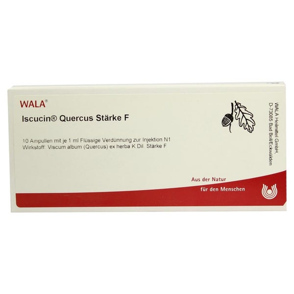 Iscucin Quercus Stärke F Ampullen 10X1 ml