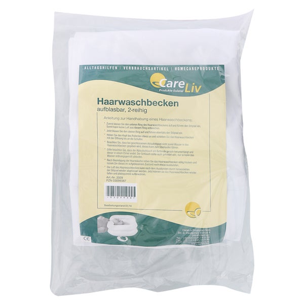Haarwaschbecken Aufblasbar Zweireihig 1 St