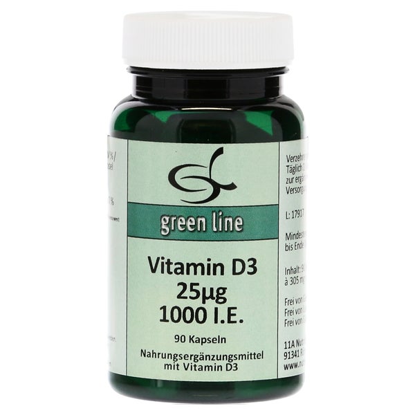 Vitamin D3 25 µg 1.000 I.E. Kapseln 90 St