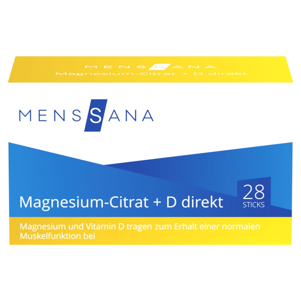 Magnesiumcitrat+d Direkt Menssana Pulver 28 St