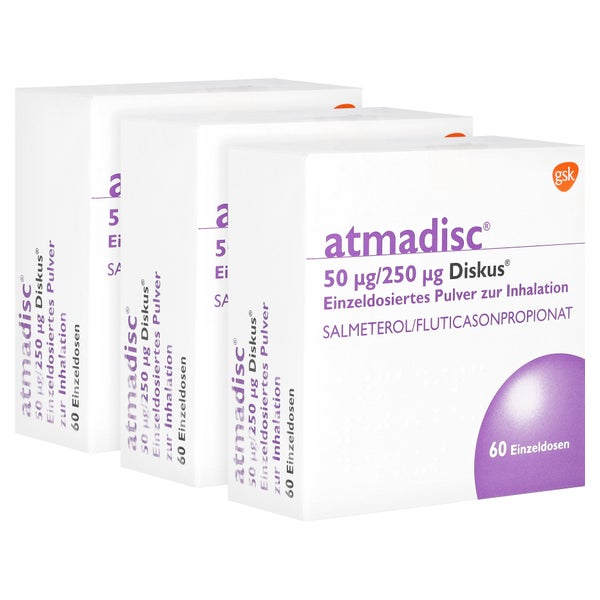 ATMADISC 50 µg/250 µg Diskus Einzeldos.Inh.-Pulver 3X60 St