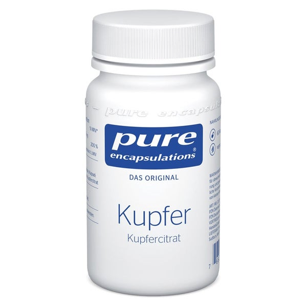 pure encapsulations® Kupfer (Kupfercitrat) 60 St