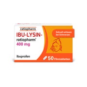 Produktabbildung: IBU-LYSIN-ratiopharm® 400 mg Filmtabletten 50 St