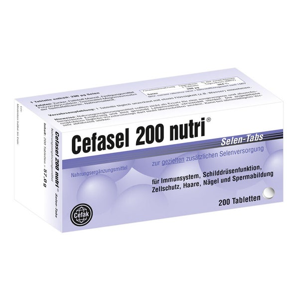 Cefasel Nutri Selen-Tabs 200 St
