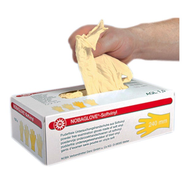 NOBA Nobaglove Softvinyl puderfrei weiß 100 Stück - M 100 St
