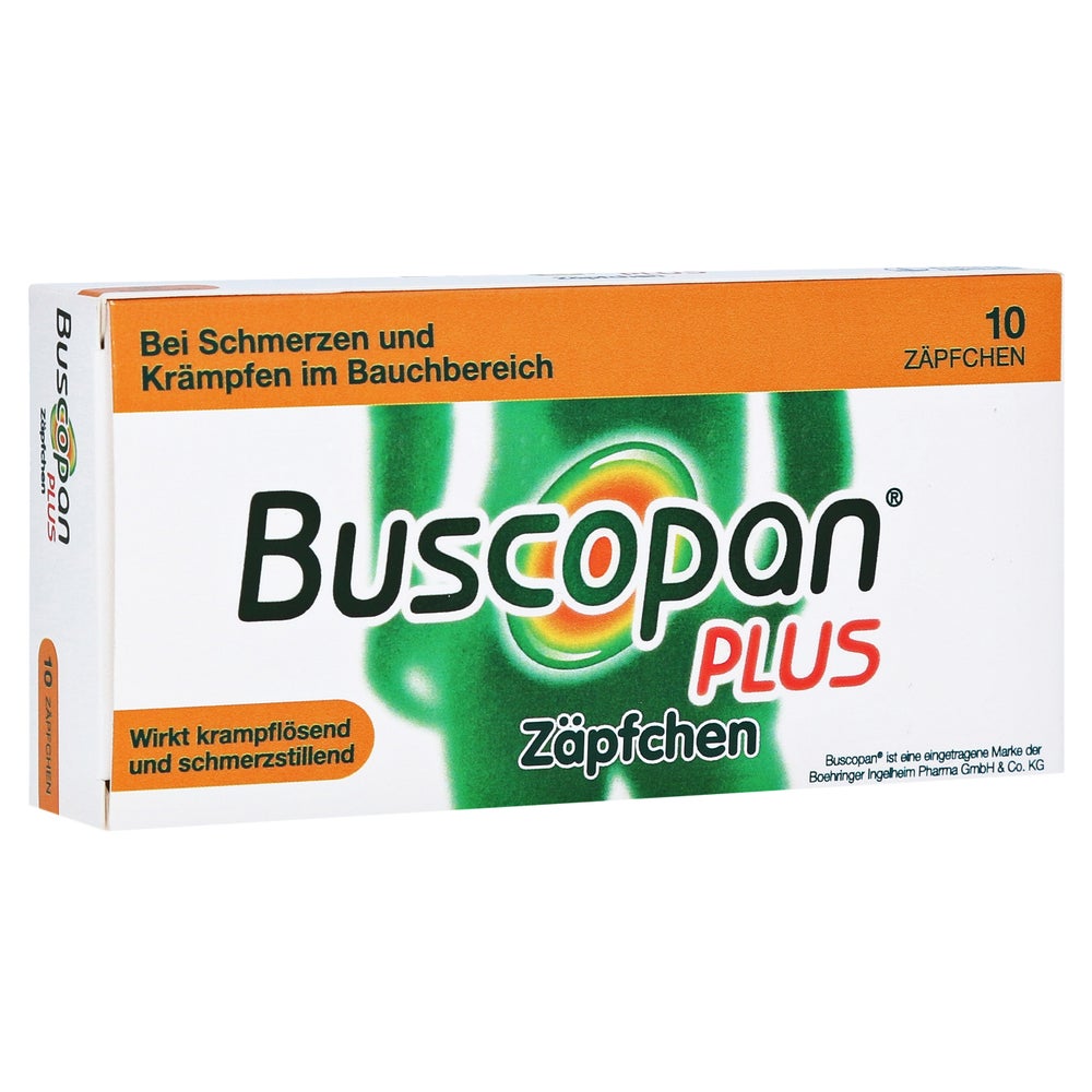 Buscopan plus 10 mg/800 mg Suppositorien - Reimport 10 St