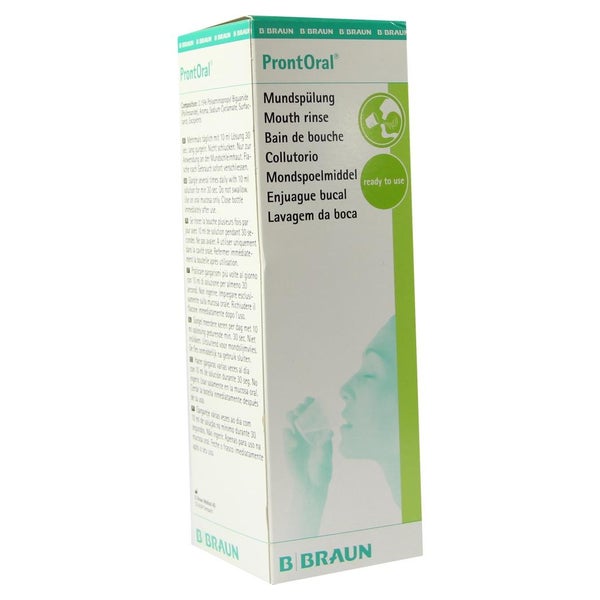 B. Braun ProntOral Mundspülung, alkoholfrei, mit Pfefferminz-Geschmack 250 ml