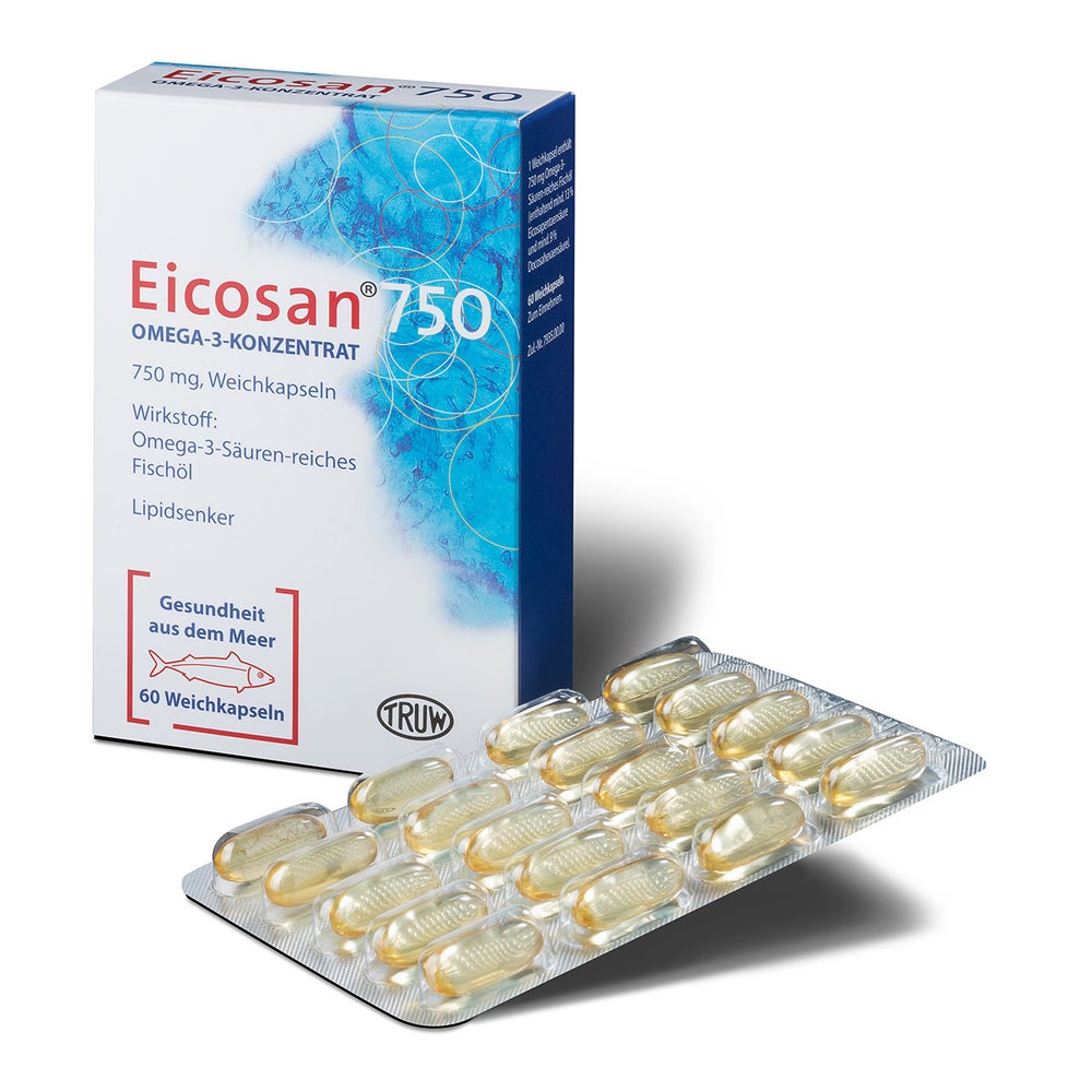 Eicosan 750 Omega-3 Konzentrat Weichkaps 60 St
