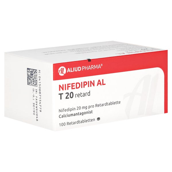 Nifedipin AL T 20 retard Tabl. 100 St