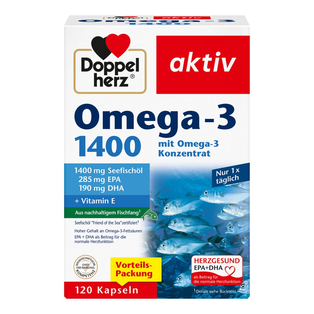 Doppelherz aktiv Omega-3 1.400 120 St