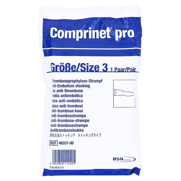 Comprinet pro Thromboseprophylaxe-Strumpf, oberschenkellang, weiß, Gr. 3 2 St