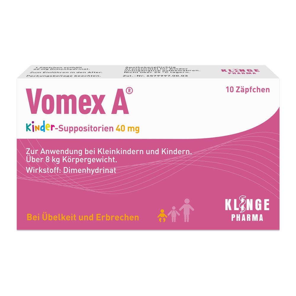 Vomex A Kinder Suppositorien 10 St