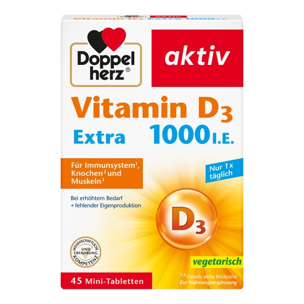 Doppelherz aktiv  Vitamin D 1.000 I.E. Extra 45 St