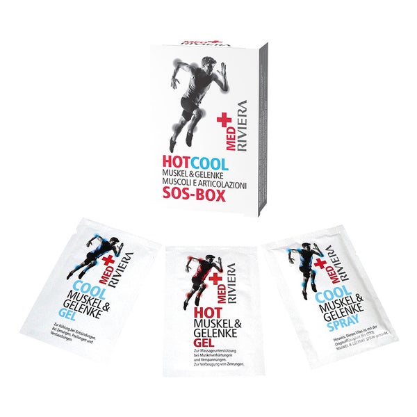 RIVIERA MED+ Muskel und Gelenke SOS-Box, 3 Sachets 3X2 ml