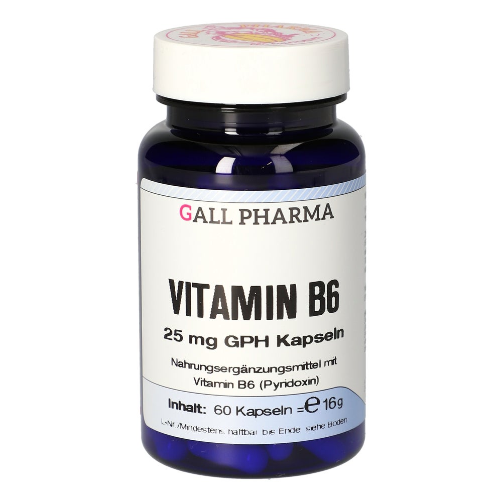 Vitamin B6 25 mg GPH Kapseln 60 St