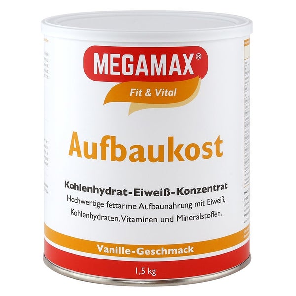 MEGAMAX® Aufbaukost Vanille 1,5 kg