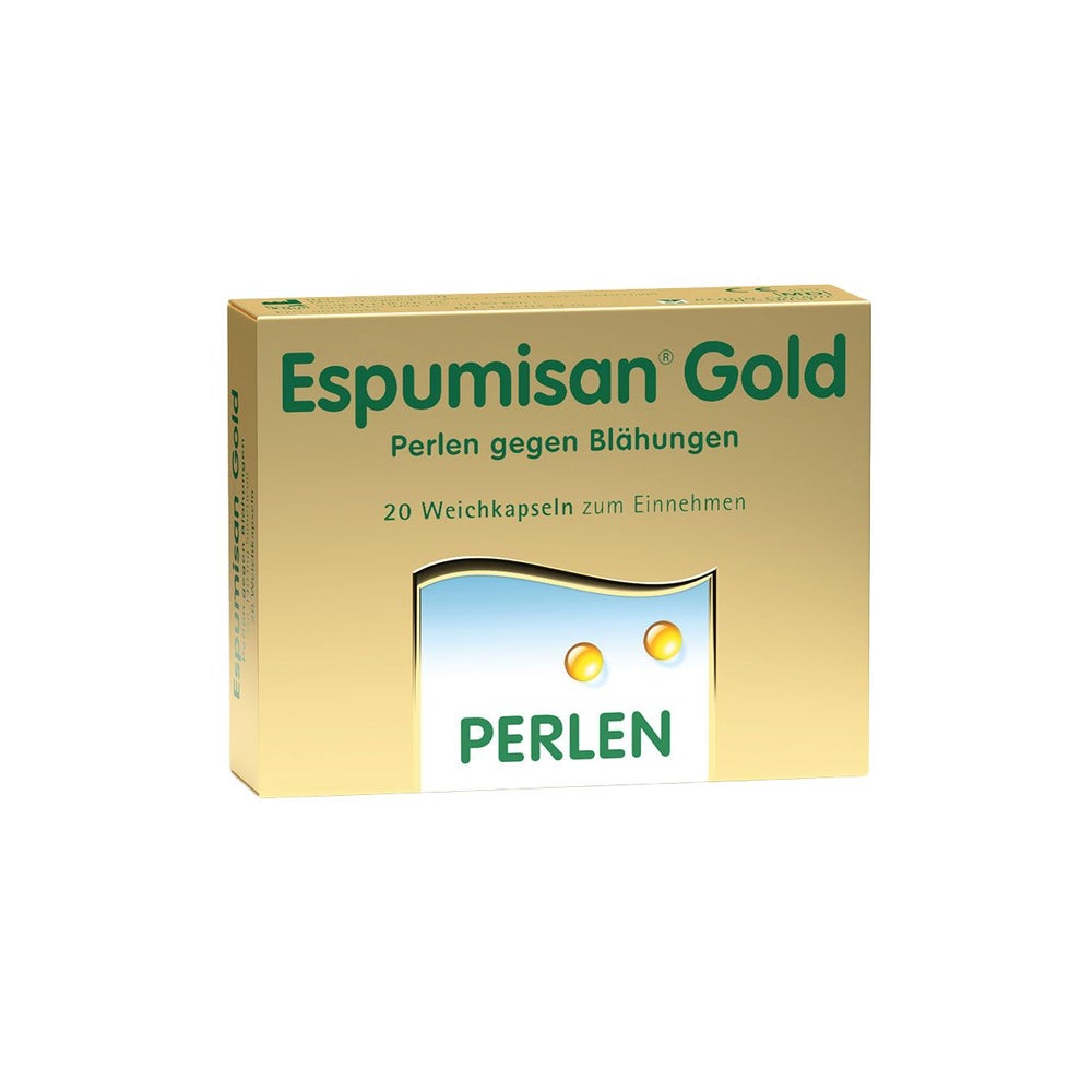 Espumisan Gold Perlen gegen Blähungen 20 St