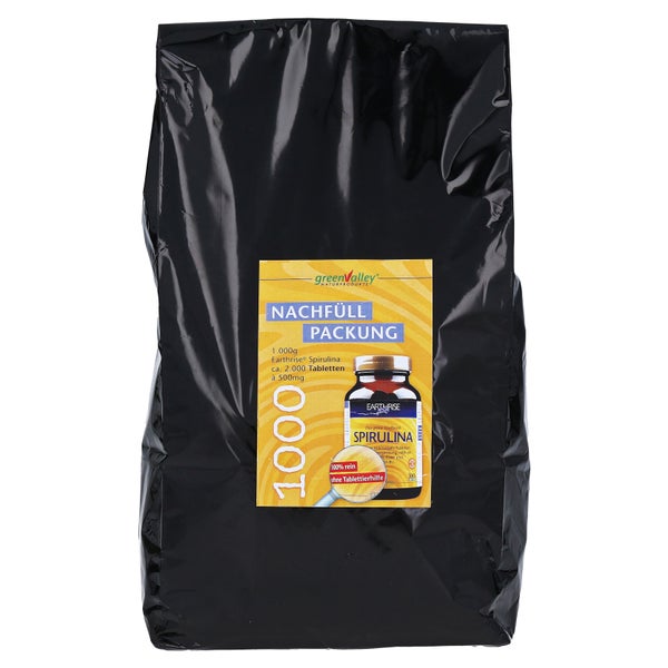 Spirulina Earthrise Nachfüllpackung Tabl 2000 St